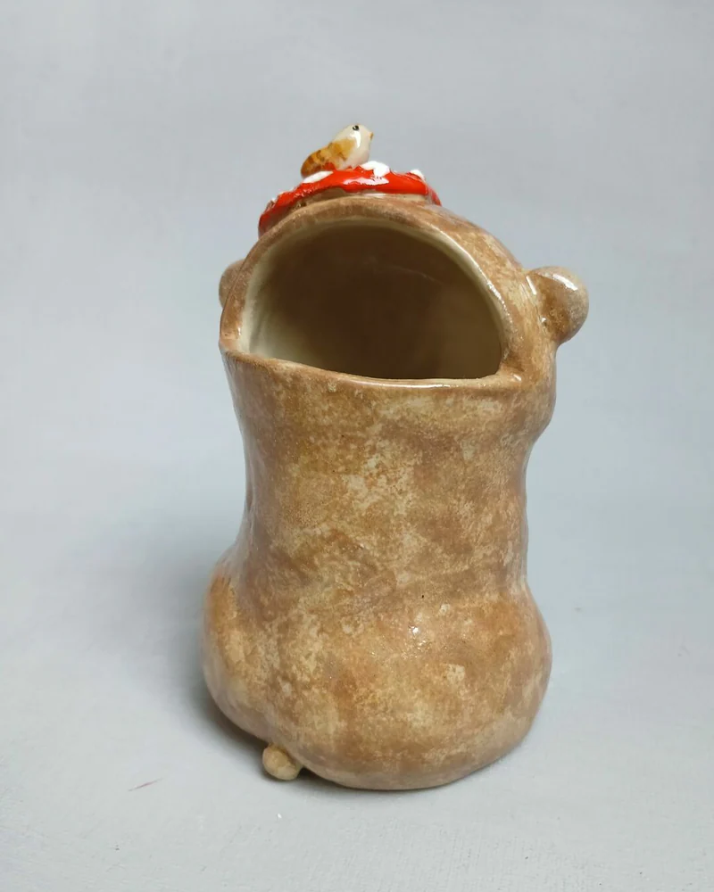 Медвежонок с птичками