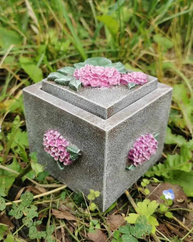 Шкатулка с гортензиями