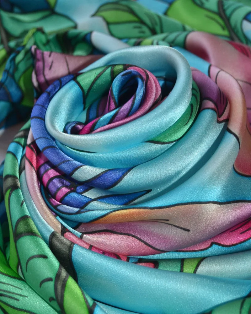 Платок «Весна» — 90×90 см