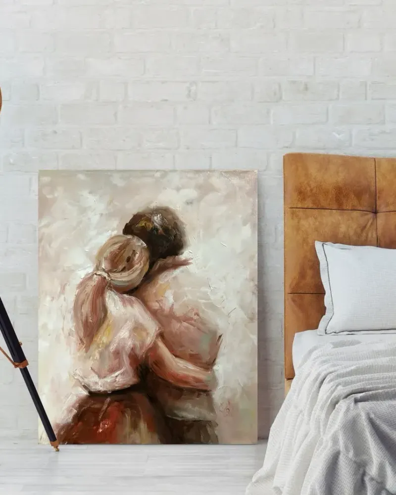 Двое. Картина маслом 40×50 см — 40×50 см