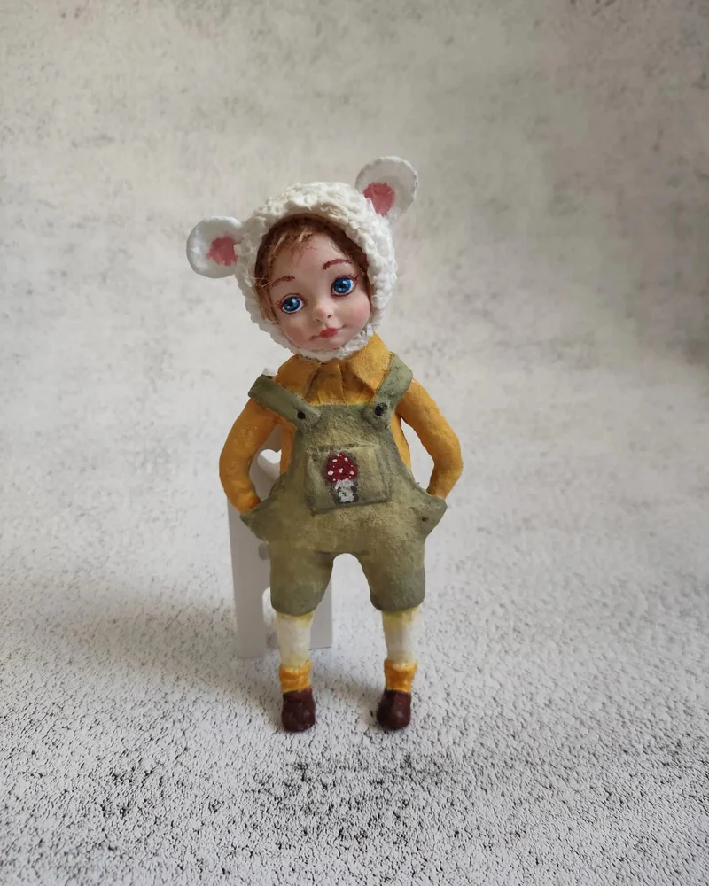Ватные игрушки Мышка и Овечка, цена за 1 — ВИ22