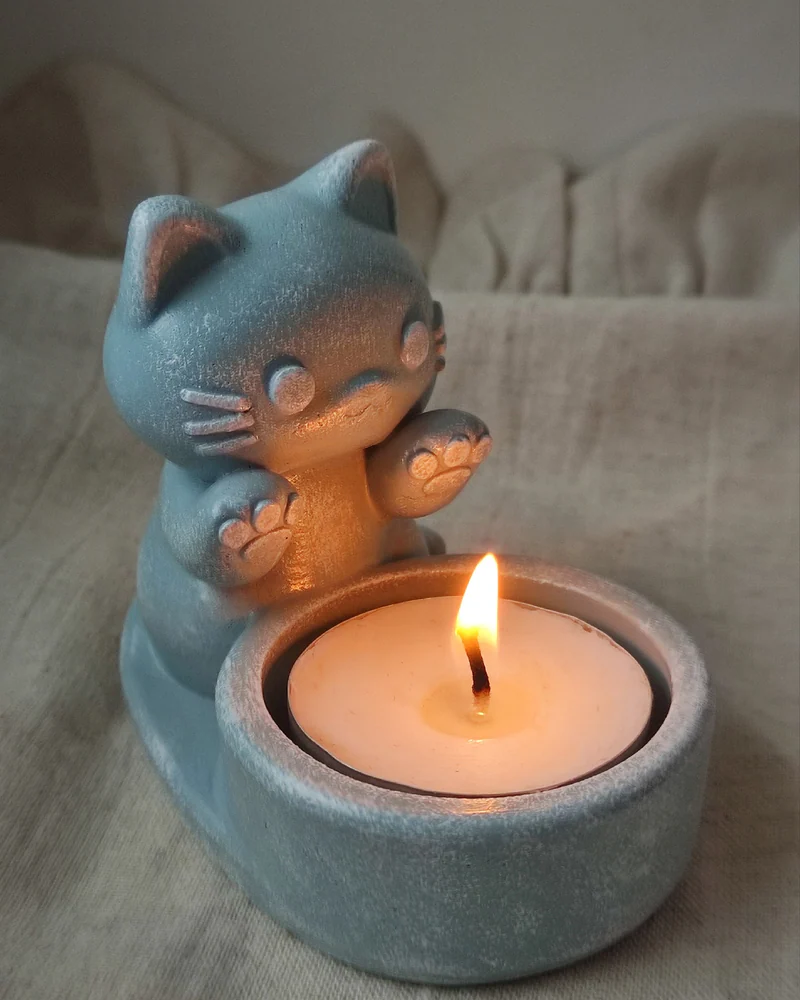 Подсвечник Котик