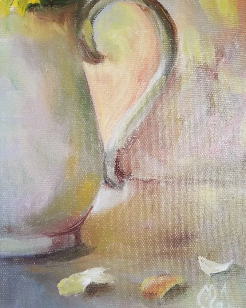 Солнечный букет. Картина маслом 40×50 см — 40×50 см