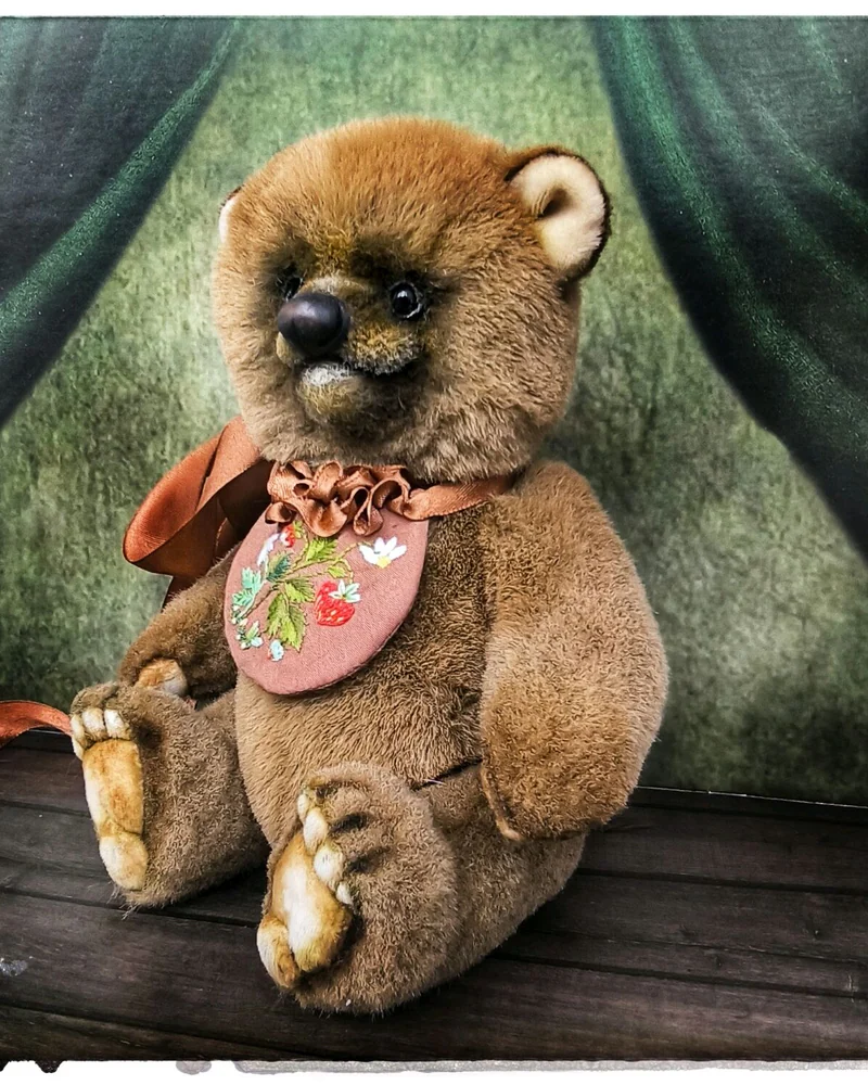 Мишка тедди коричневый