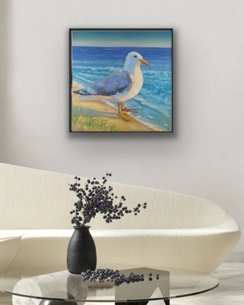 Картина Чайка — 30*30 см
