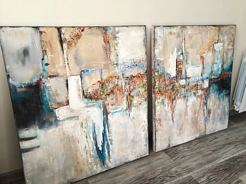 Диптих «Abstract Mix», 140×70 см