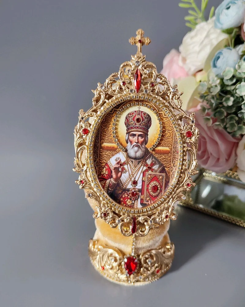 Яйцо пасхальное, цвет золотистый