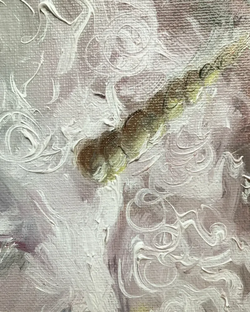 Единорог. Картина маслом 20×20 см — 20×20 см