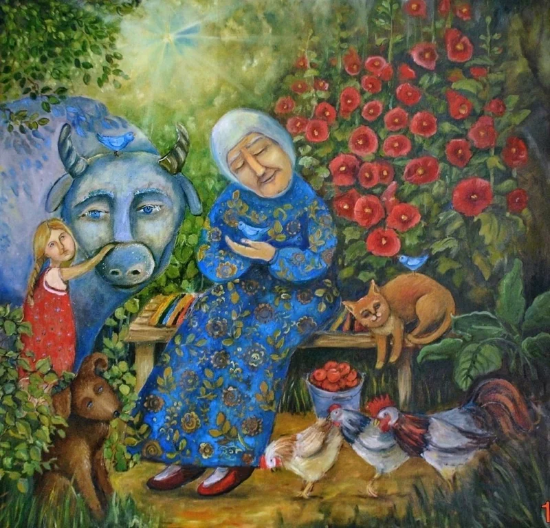 Три синие птички
