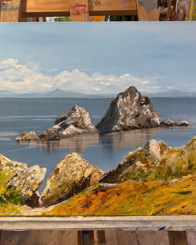 Морской пейзаж 40×60 — Оригинал