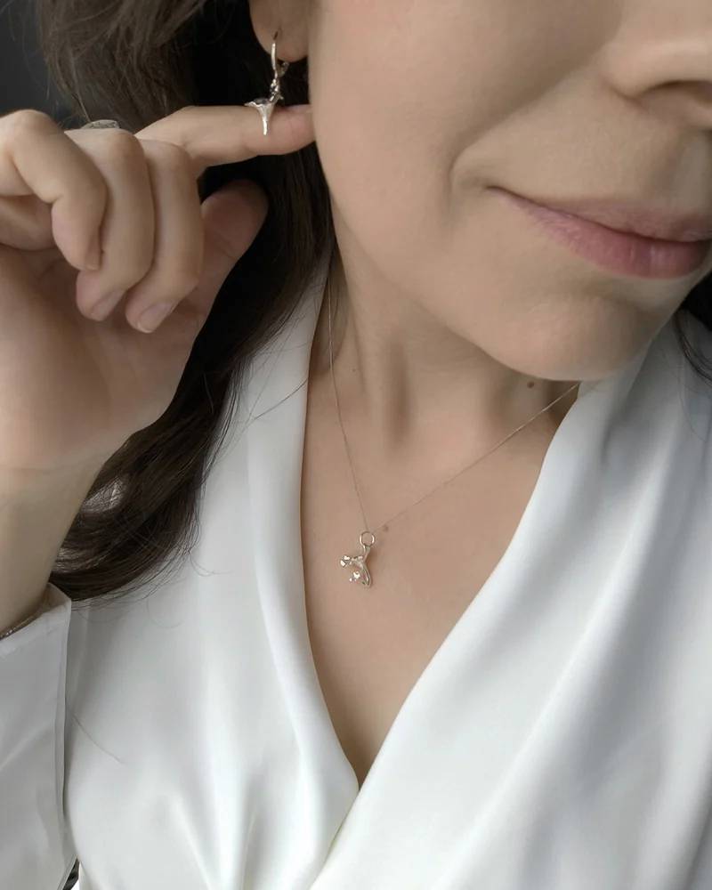 Серьги с лисичками