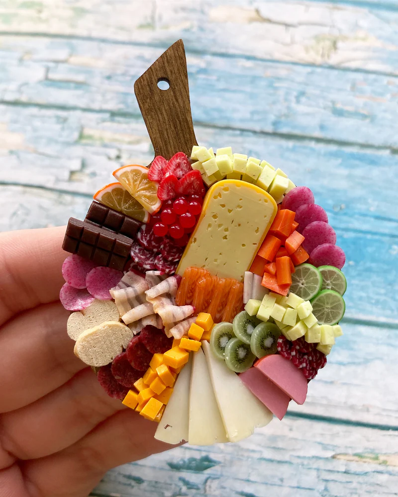 Кукольная Миниатюра «Сырная доска 🧀»