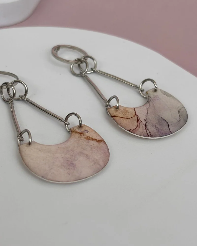 Серьги висячие.Серьги ручной работы