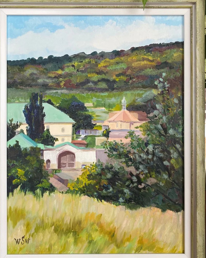 Интерьерная Картина маслом. Пейзаж. 35×45 см — Оригинал
