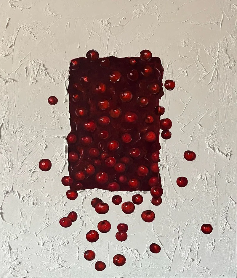 Текстурная картина Lost Cherry