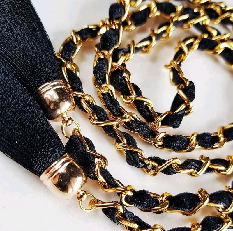 Пояс "Gold Chain Tassels"