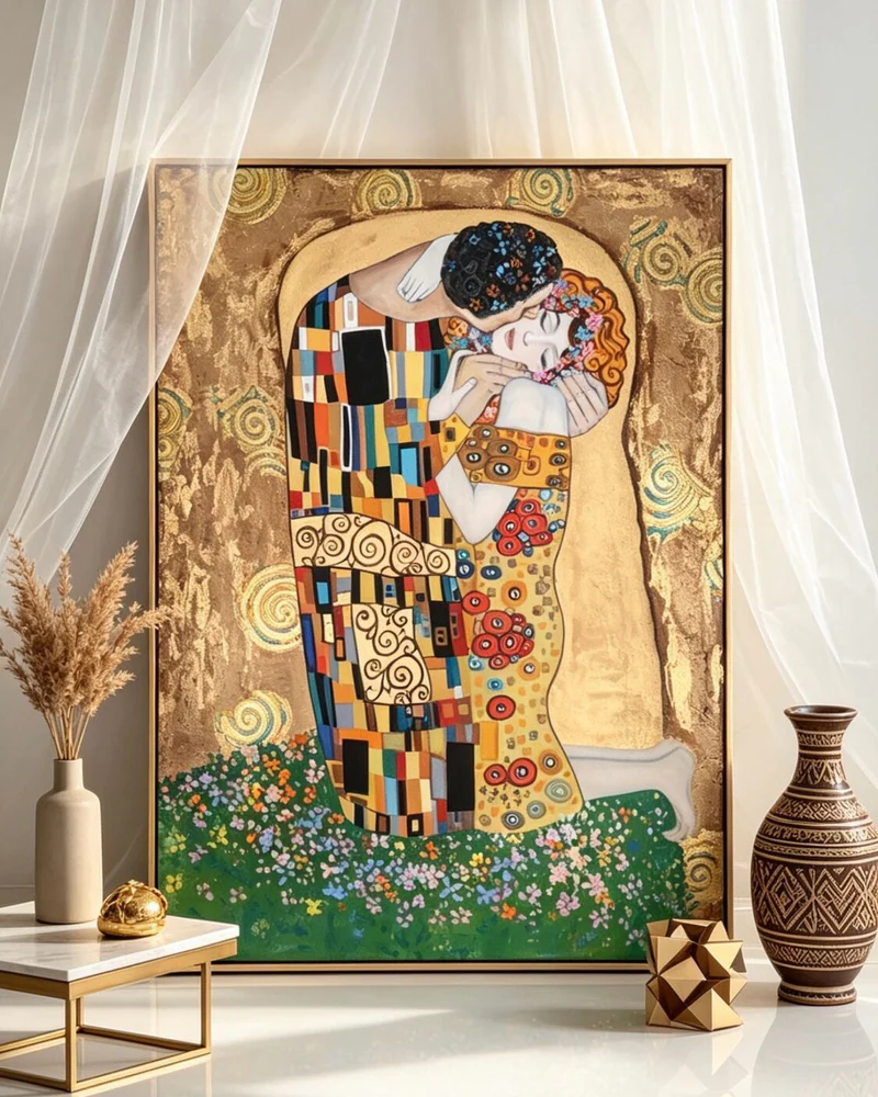 Копия «Поцелуй» Густава Климта, 60×80 см