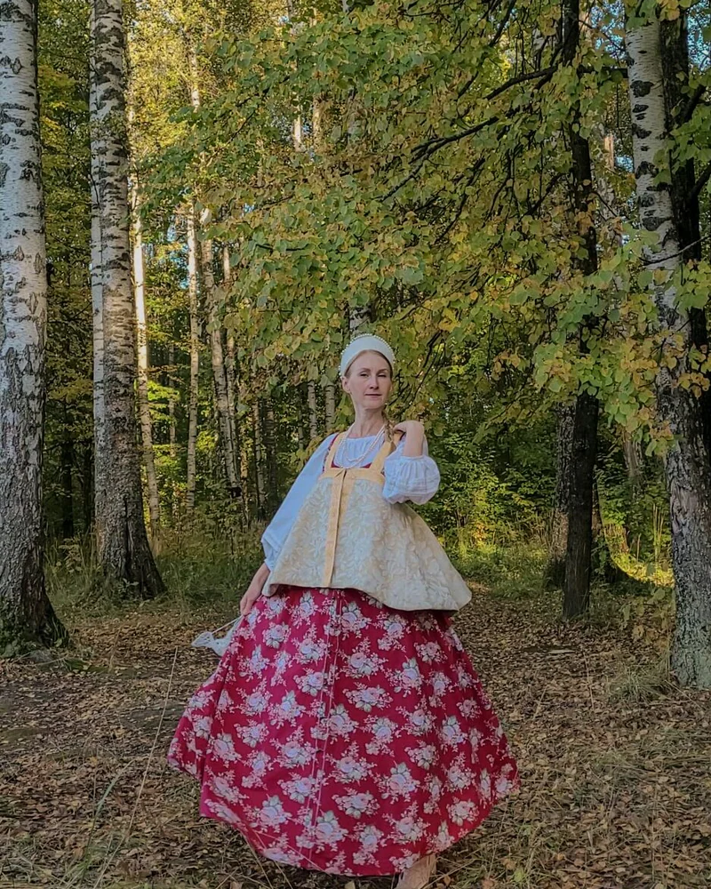 Сарафан косоклинный, бордовый