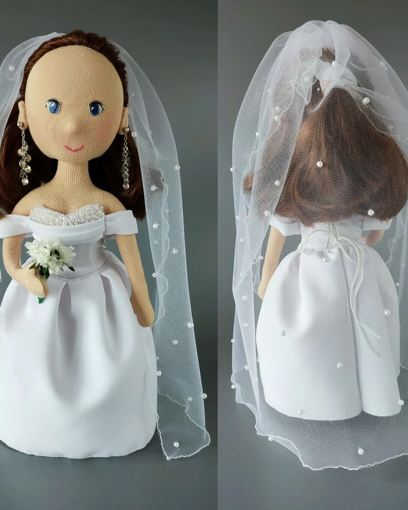 Портретная кукла по фото Свадебный подарок — Основной