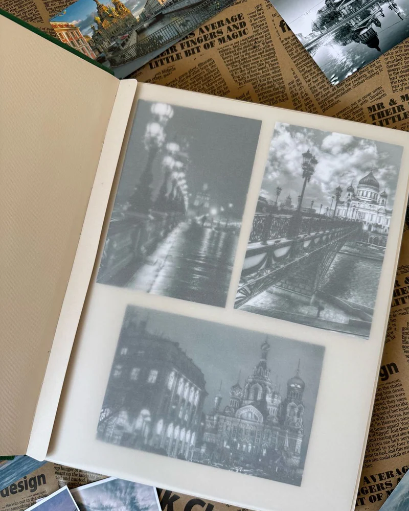 Фотоальбом семейный — зелёный