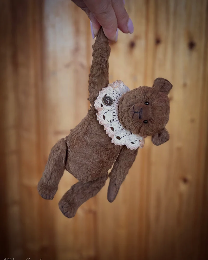 Мишка Тедди, коричневый, 18 см