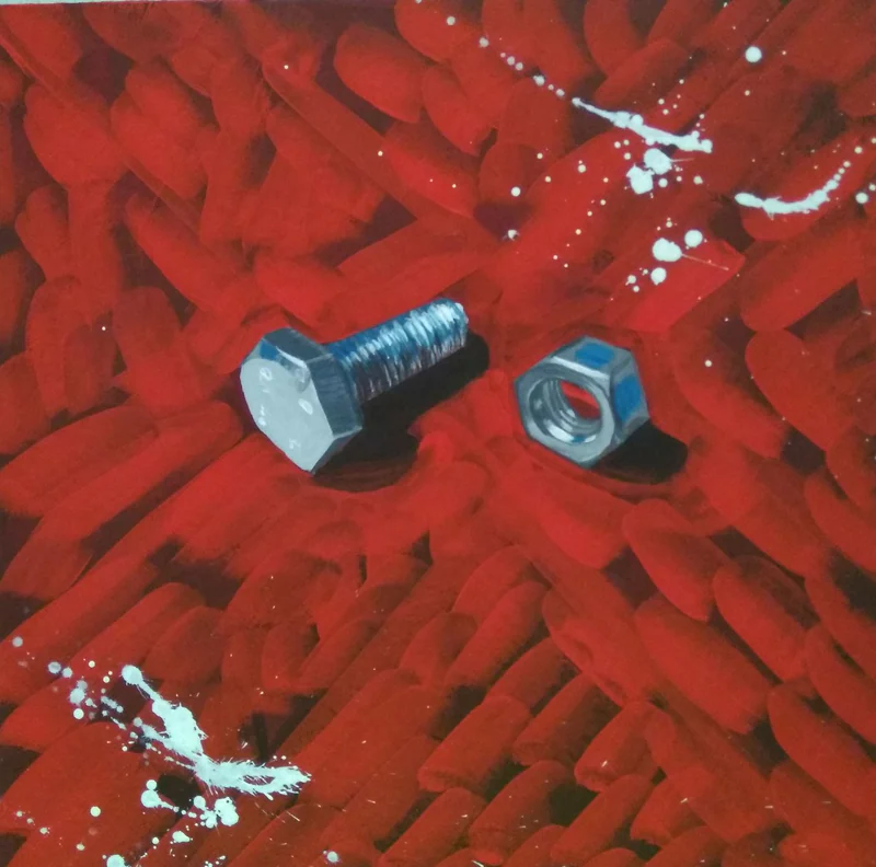 Любовь, картина гуашью