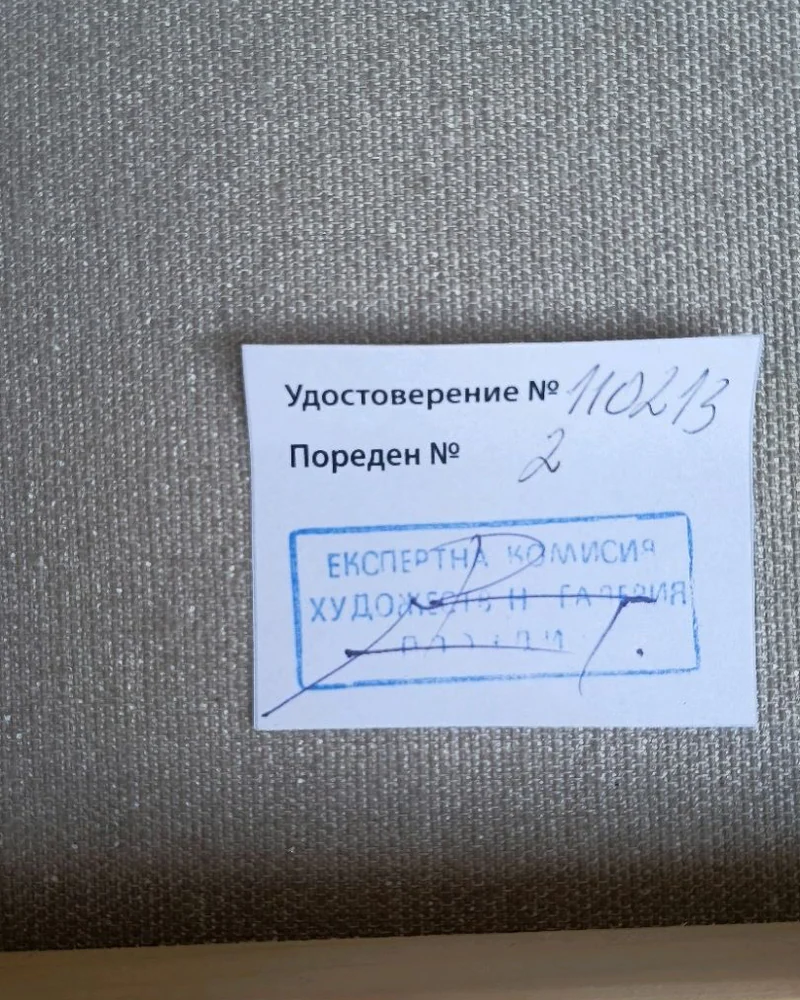 Картина маслом художника из Болгарии. Г.Пловдив