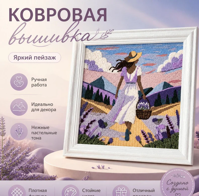 Текстильная картина «Прованские мотивы»