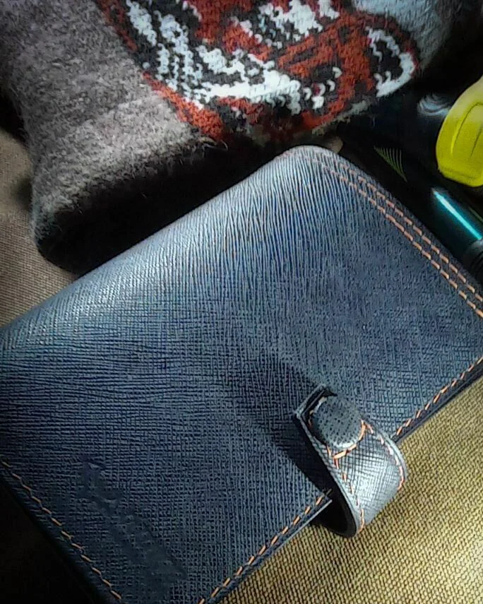 Холдер для документов и денег из кожи Saffiano