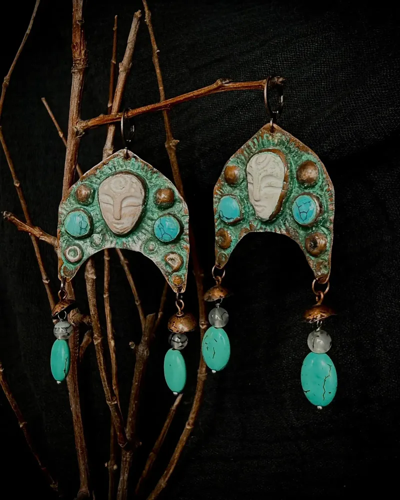 Серьги «Птицы-сестрицы» — Говлит