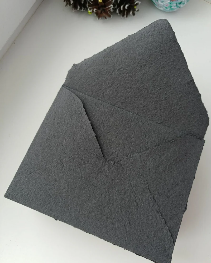 Конверты ручного литья 13 × 17 см — Серый