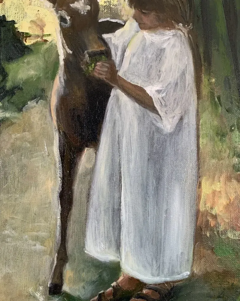 Летний пейзаж. Картина маслом 40×60 см — 40×60 см