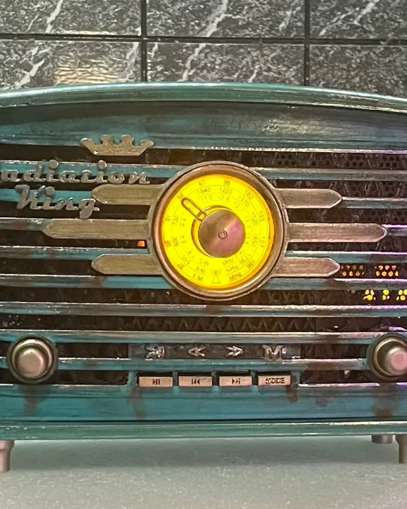 Радио Radiation King из вселенной Fallout, бирюзовое — Бирюзовое