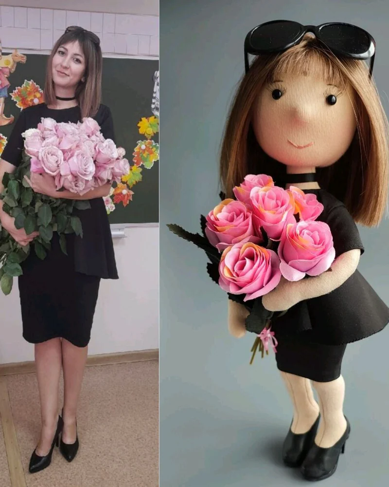 Кукла по фото учитель Подарок учителю на выпускной на день учителя — Основной