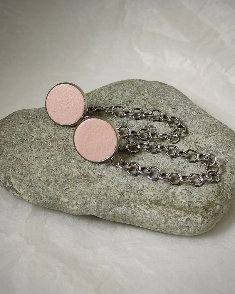 Серьги из бетона