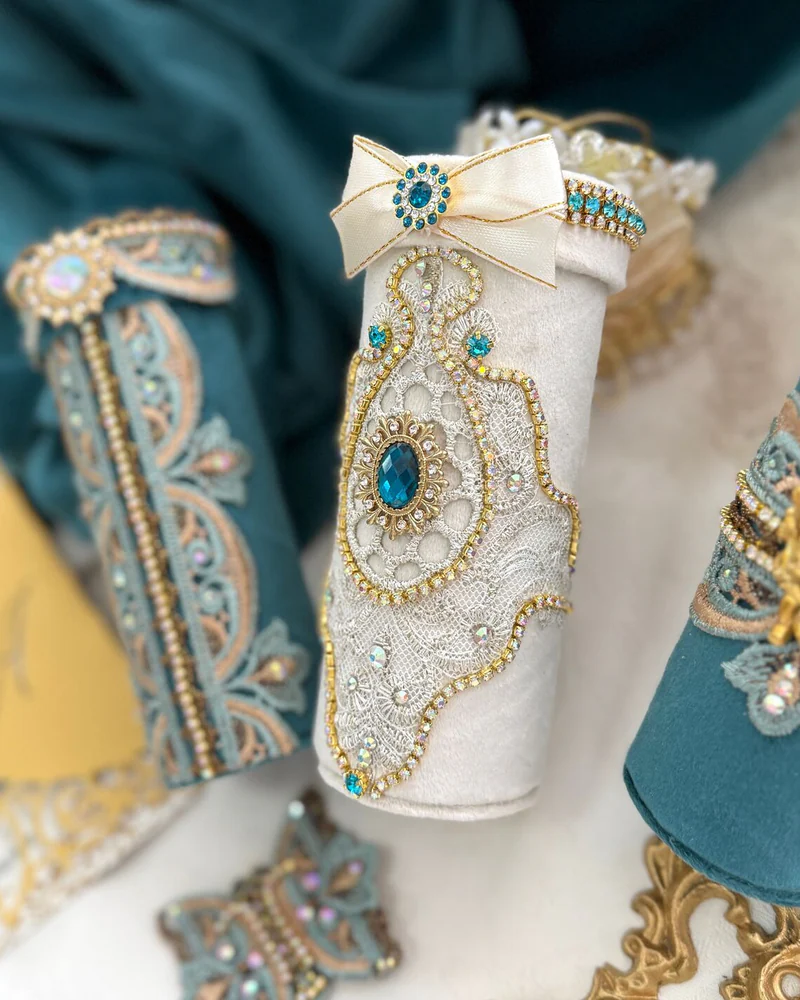 Коробочка шкатулка подарочный тубус для денег Подарить деньги красиво — голубой