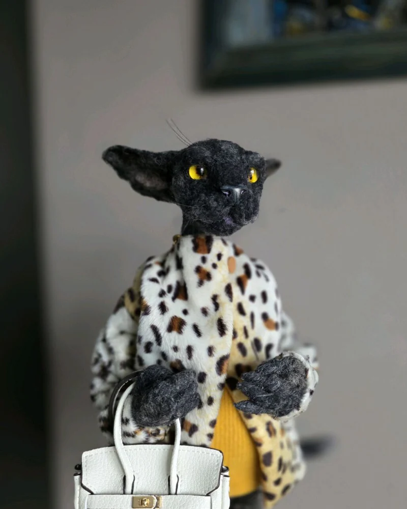 Кошечка Анфиса. Интерьерная игрушка