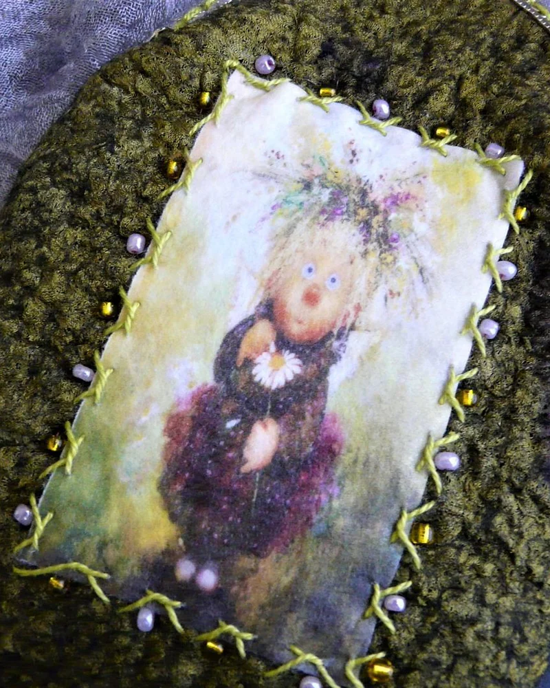 Кошелек монетница. Ангел
