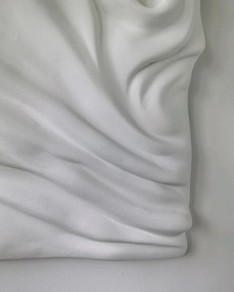 Гипсовый барельеф Складки, 40*60см