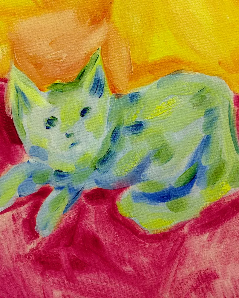 Человек и Кошка (этюд 1)