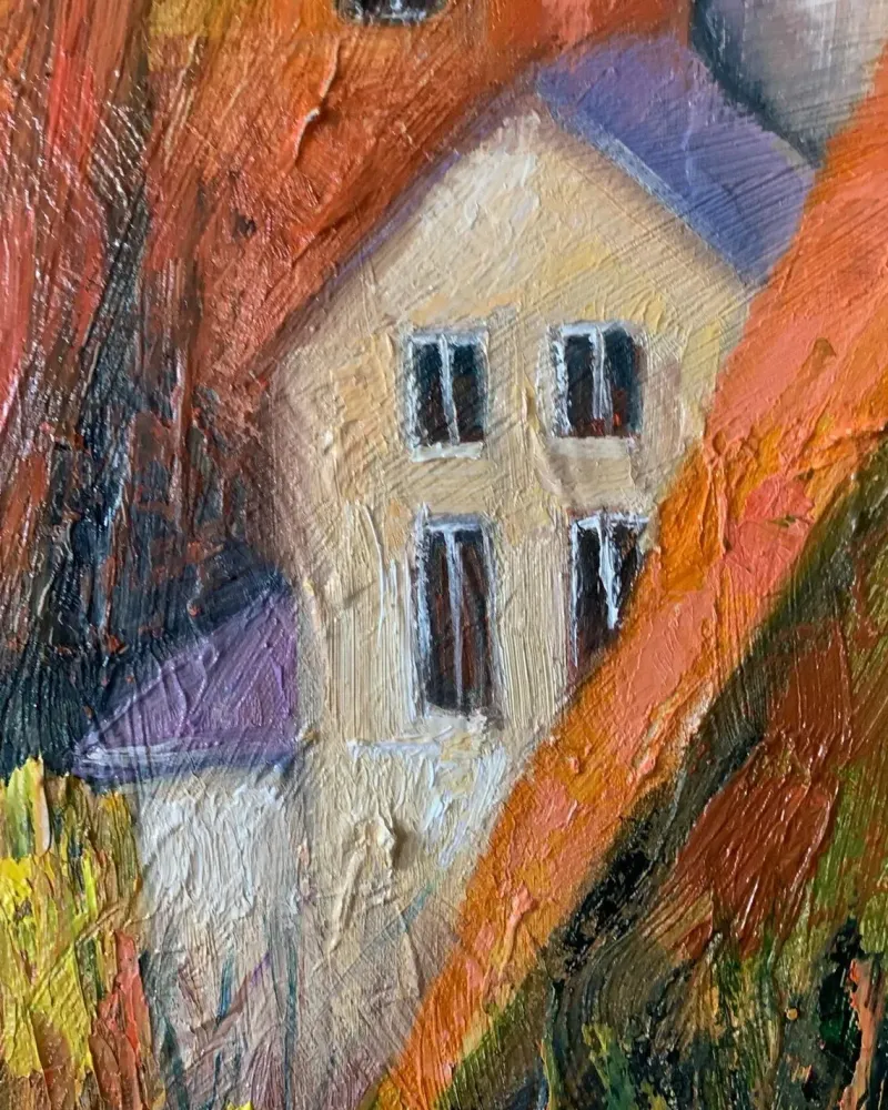 Девушка портрет маслом. Картина маслом 40×60 см — 40×60 см