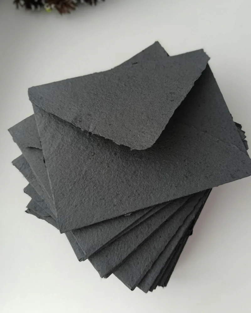 Конверты ручного литья 13 × 17 см — Серый