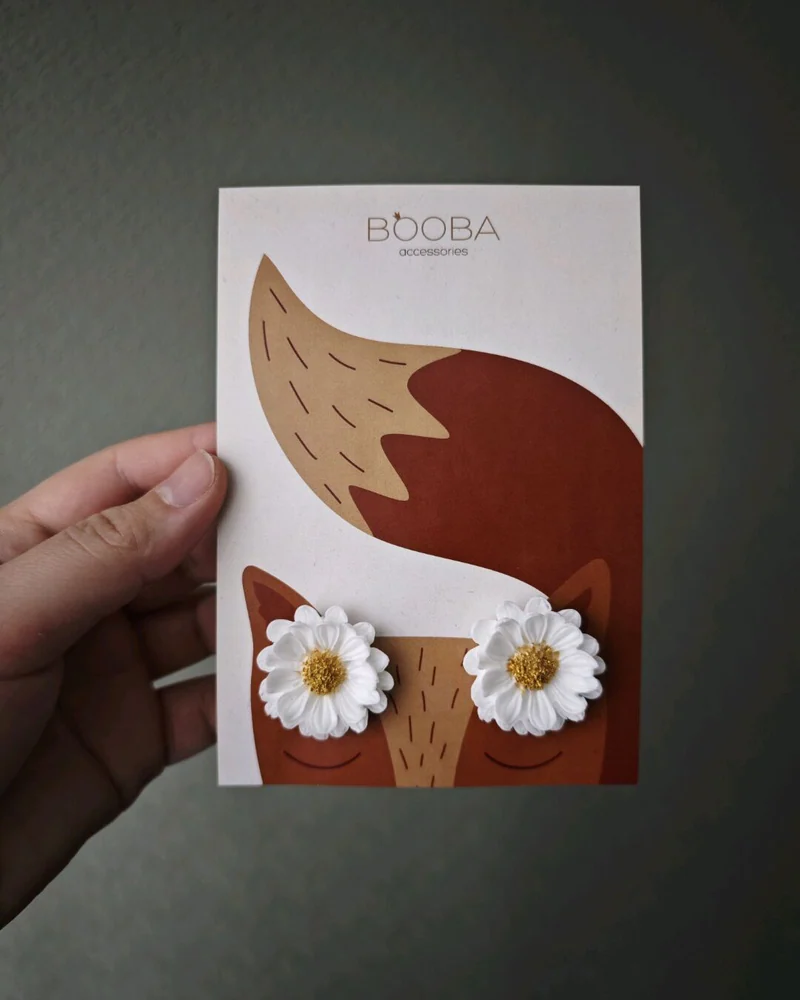 Пара резинок для волос "Маргарита"