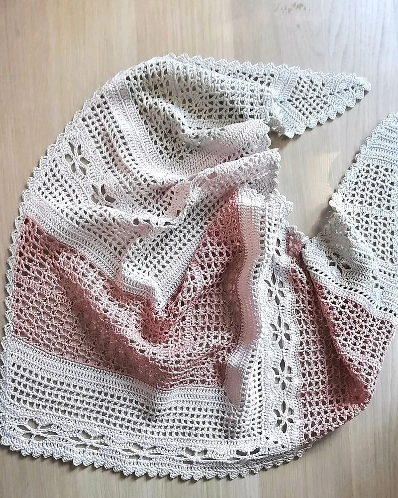 Косынка кроше. Хлопок 100%