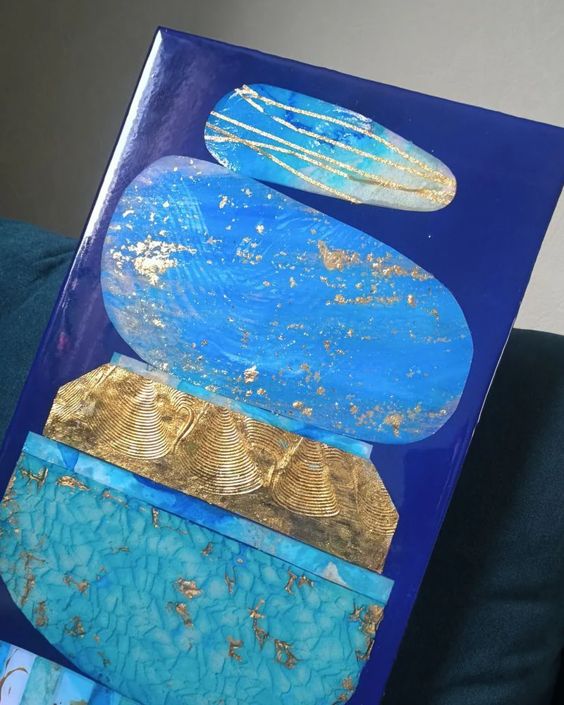 Картина акрилом (mixed media) 30х60 см