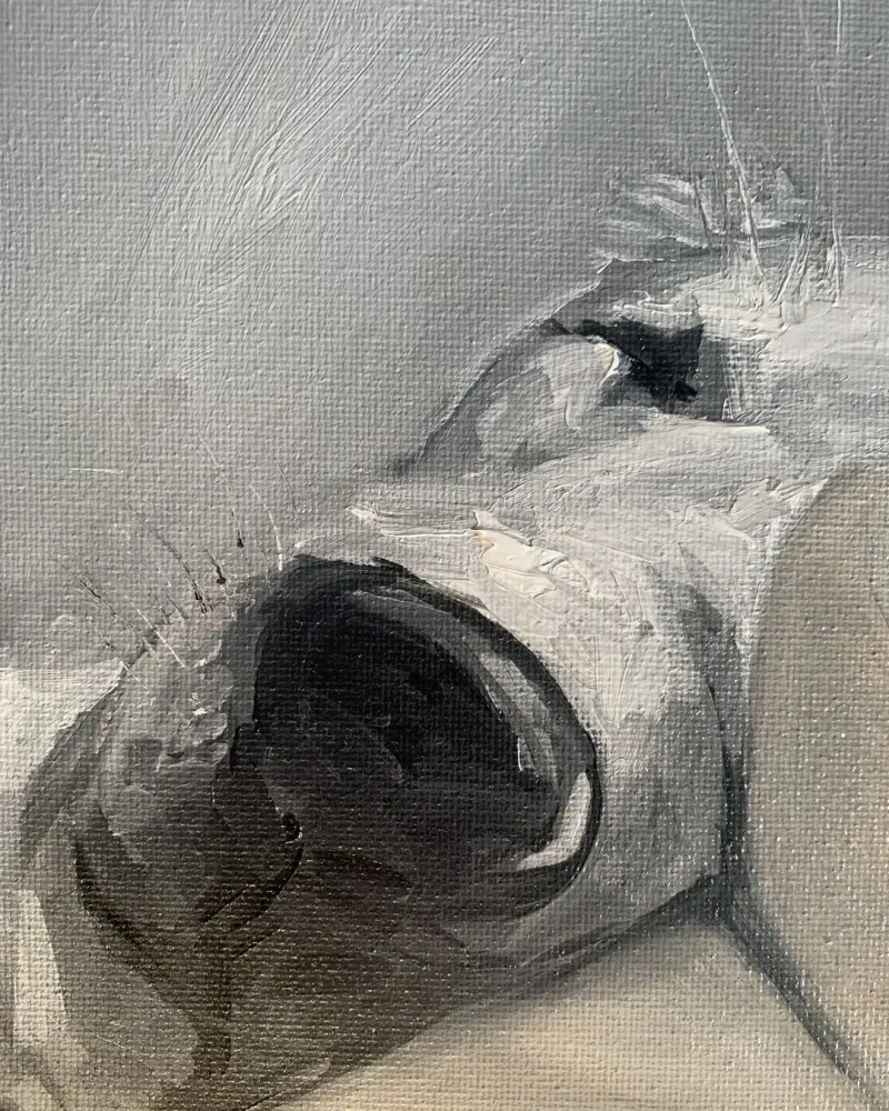 Мой лучший друг. Картина маслом 20×30 см — 20×30 см
