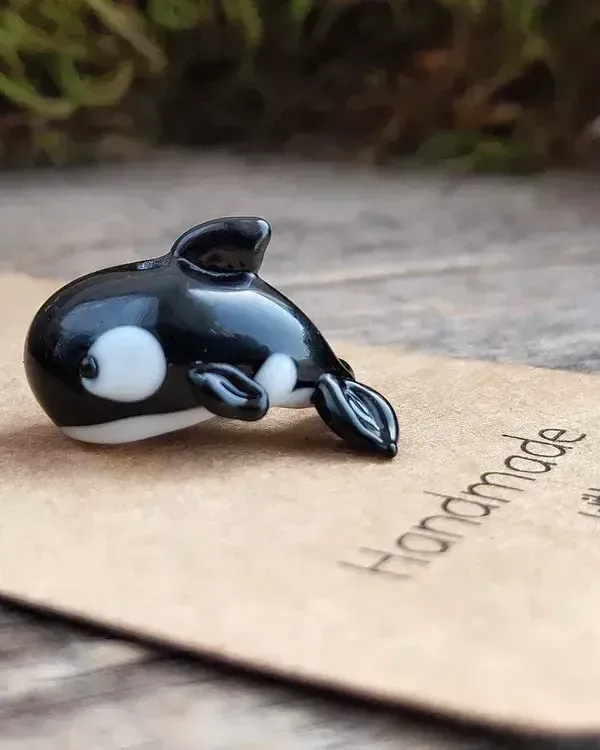 Стеклянная фигурка «Косатка» — 15мм
