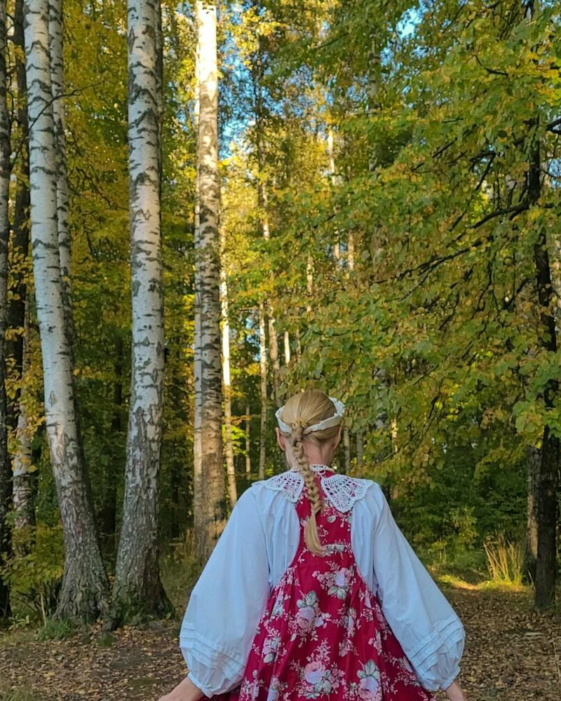 Сарафан косоклинный, бордовый