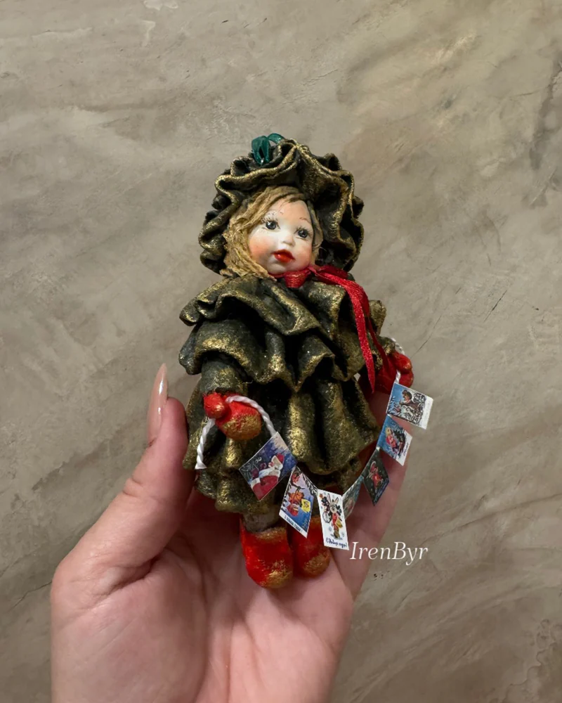 Елочная игрушка ручной работы