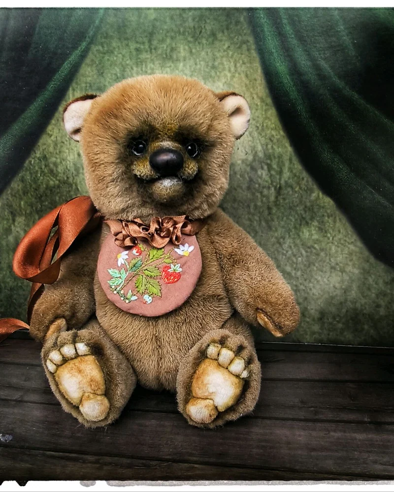 Мишка тедди коричневый